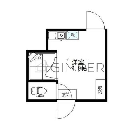 アーバンプレイスＶ坂上Ｂの物件間取画像